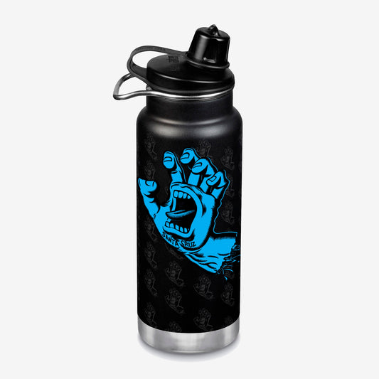 32oz-tkwide-with-chug-cap-santa-cruz-screaming-hand-h0 K32TKWCG-BK-SantaCruze_ScreamingHand.jpg