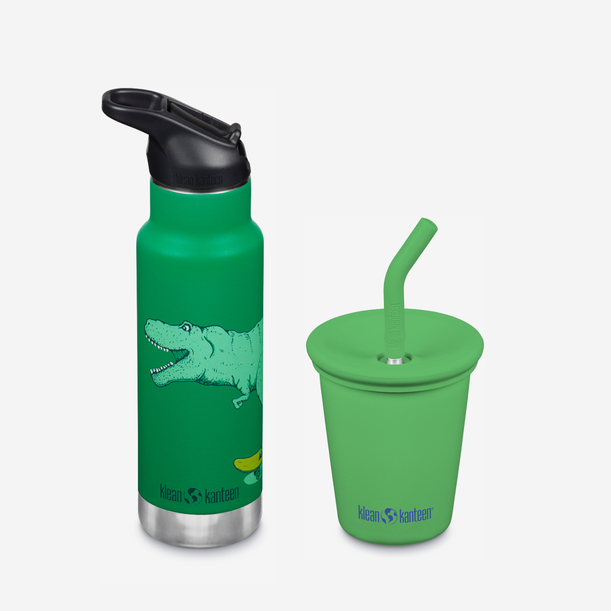 kid-s-sippy-cup-and-water-bottle-set-w9 KK-Kids-SippyCupandWaterBottleSet-VibrantGreen-DinoSkate.png