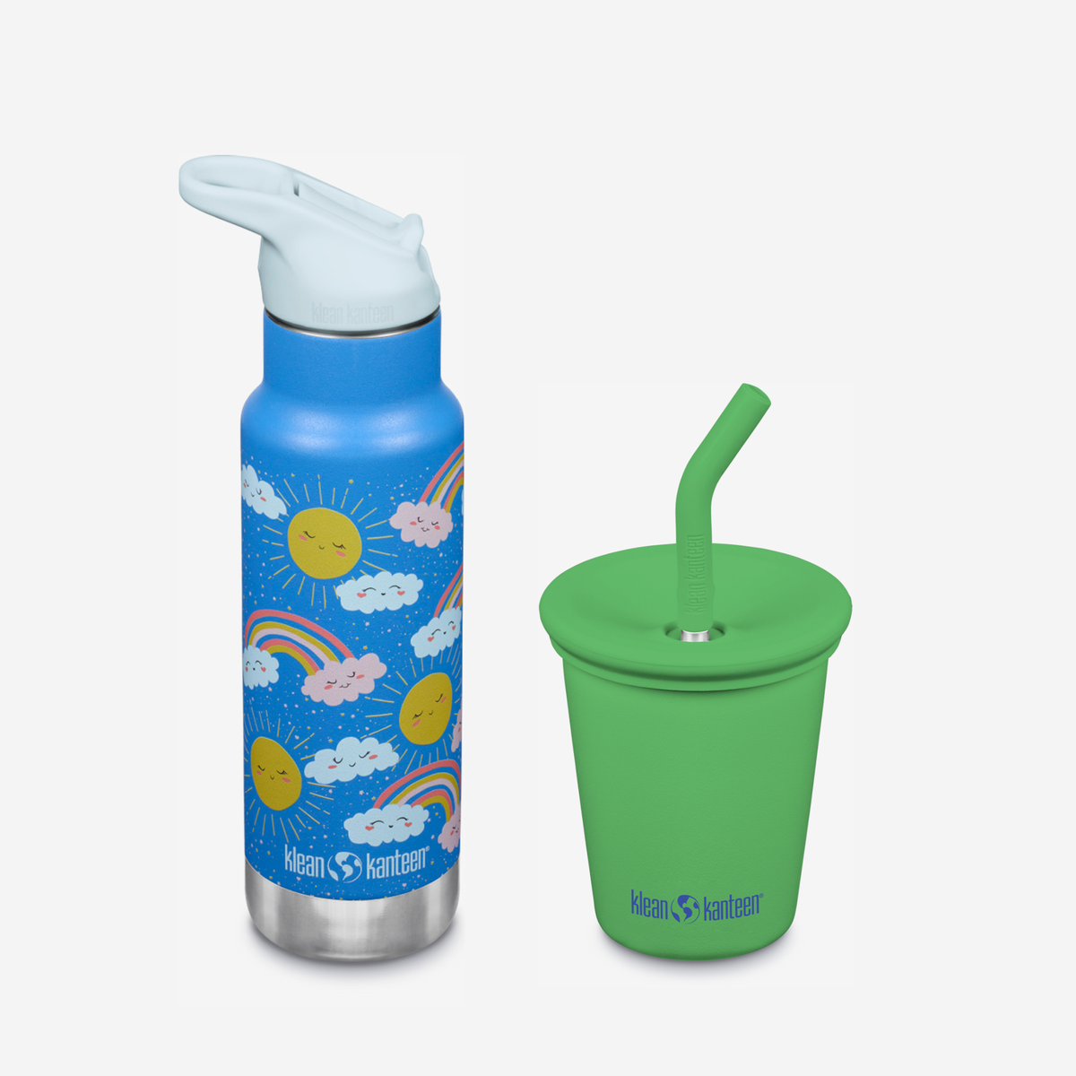kid-s-sippy-cup-and-water-bottle-set-w9 KK-Kids-SippyCupandWaterBottleSet-VibrantGreen-Rainbows.png