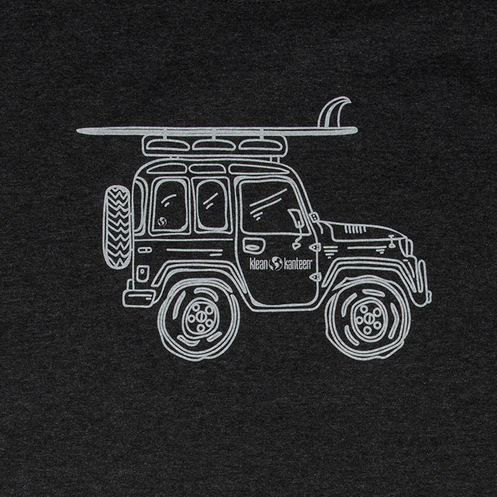 adventure-vehicle-t-shirt-i4 klean_shirt_jeep_front_closeup_lifestyle.jpg